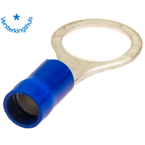BBAtechniek artnr. 17684 - Kabelschoen ring M10 Ø10.5mm* blauw (50x)