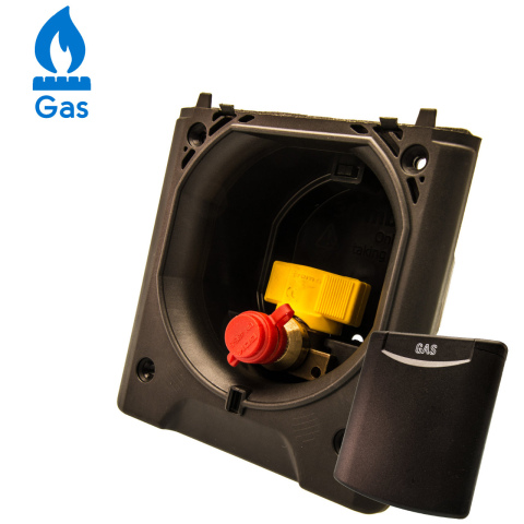 BBAtechniek artnr. 45069 - Gasdoorvoer zwart (1x)