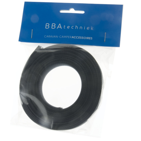BBAtechniek artnr. 17734 - Gevlochten isolatiekous zwart Ø 10-20mm (5m)