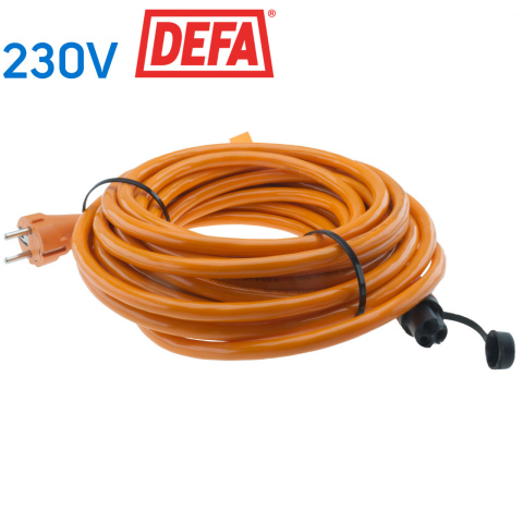 BBAtechniek artnr. 8575 - Defa kabel 2.5mm2 oranje 10m (1x)