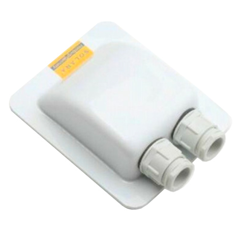 Solara dakdoorvoer DD2/W met 2 kabelwartels (1x)