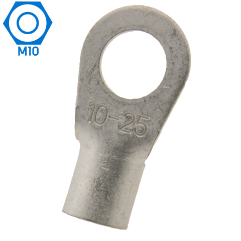 BBAtechniek artnr. 12937 - 25mm² M10 open kabeloog (25x)