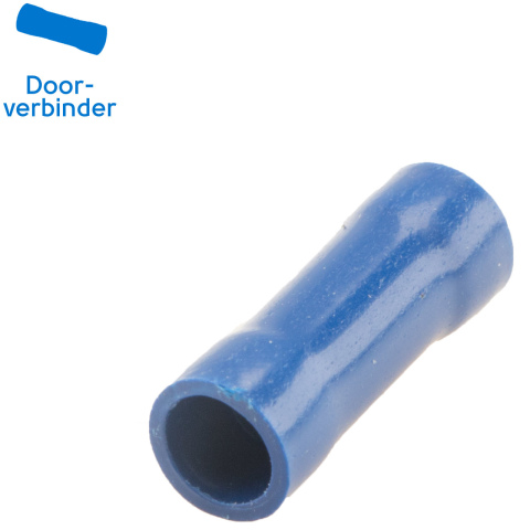 BBAtechniek artnr. 11266 - Doorverbinder Ø2.3mm blauw (1000x)