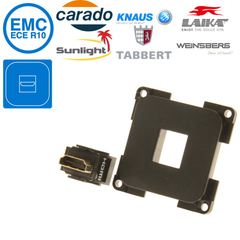 S 30.000 HDMI High Speed contact zwart (1x)