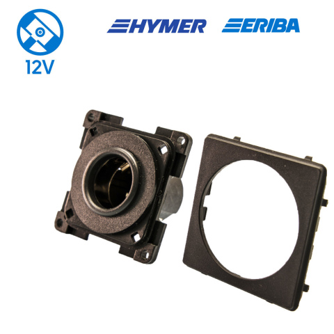 12V 120W contactdoos lei-grijs S20.000 (1x)
