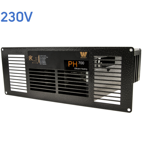 BBAtechniek artnr. 25042 - MPH700 plint vloerverwarming 230V 700W (1x)