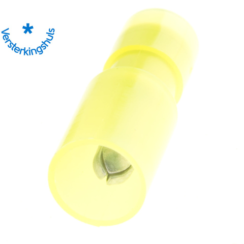 BBAtechniek artnr. 11304 - Rondstekerhuls Ø7.9mm* geel  2.5-6.0mm (50x)