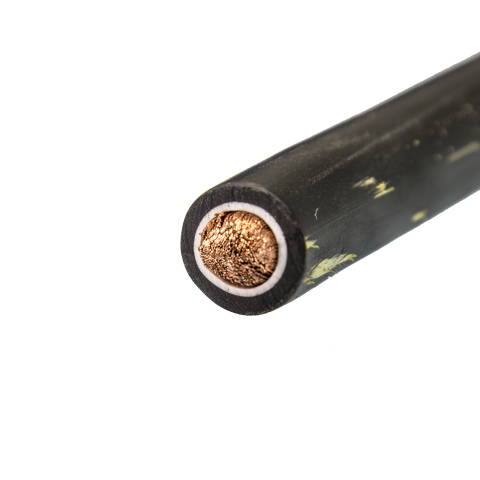 25mm2 accu kabel flexibel zwart (10m)