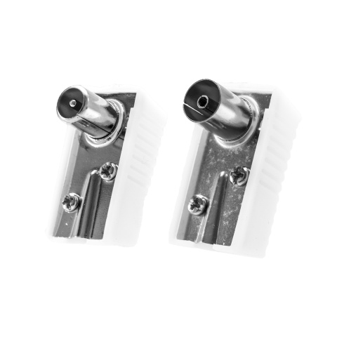 BBAtechniek artnr. 27052 - Coax stekkerset male en female (1x)