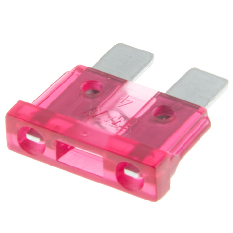 BBAtechniek artnr. 13703 - Standaard steekzekering 4A roze (50x)