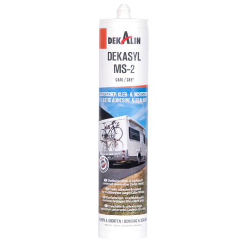 BBAtechniek artnr. 28113 - Dekalin Dekasyl MS-2 koker wit  290ml (12 x) 