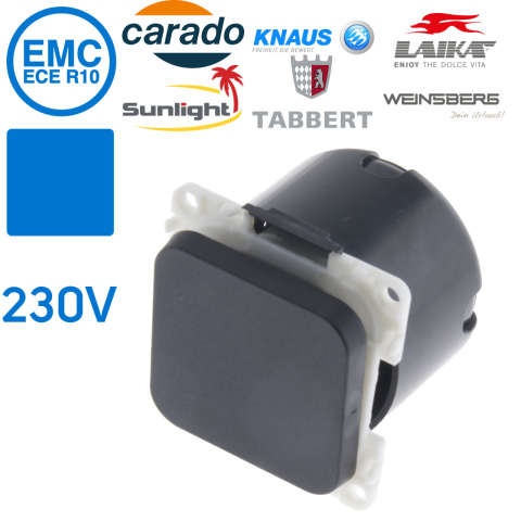 S 30.000 wipschakelaar aan/uit 230V zwart (1x)