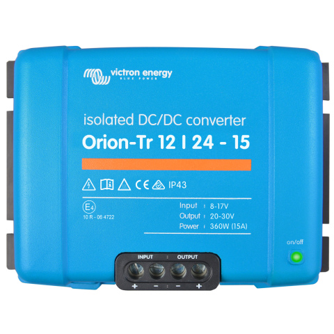 BBAtechniek artnr. 38334 - Victron Orion-Tr 12/24-15A (360W) isolated