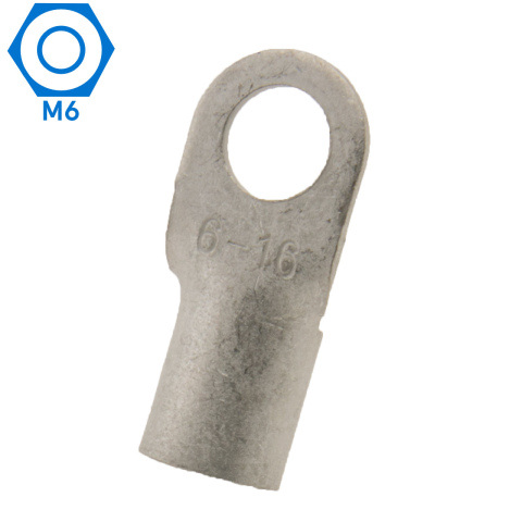 BBAtechniek artnr. 17486 - 16mm2 M6 open kabeloog (25x)