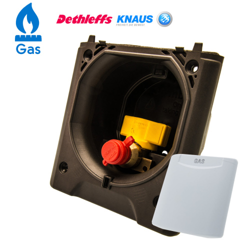 BBAtechniek artnr. 45004 - Gasdoorvoer Fiat Bianco wit 210 (1x)