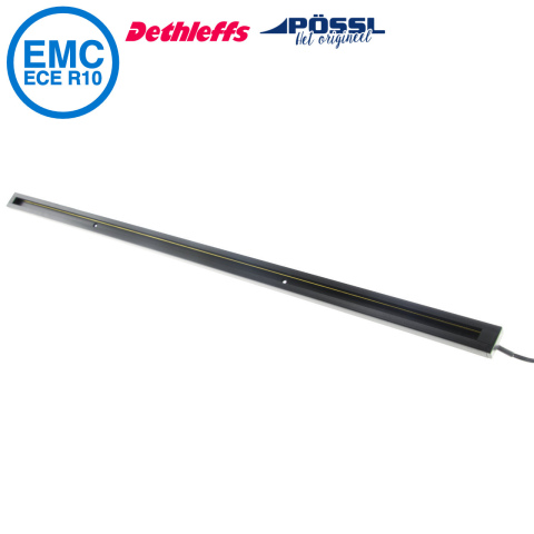 BBAtechniek artnr. 81504 - Lanciano rail 70cm mat zwart (1x)