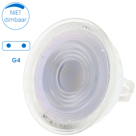 BBAtechniek artnr. 43204 - LED spot MR16 G4 12V 35W 50mmø, (1x)