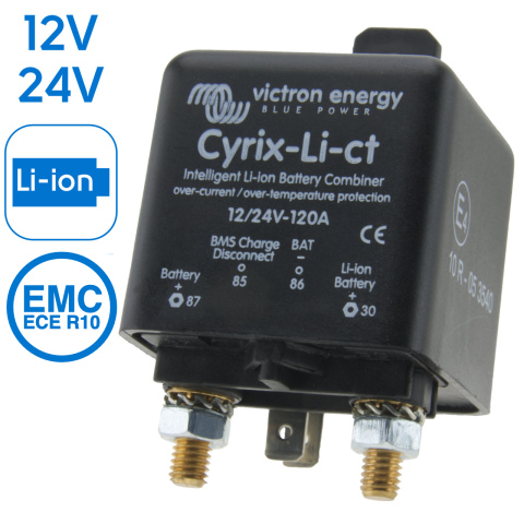 BBAtechniek artnr. 8574 - Victron Cyrix-Li-ct 12/24V 120A accuscheider (1x)