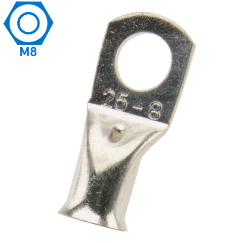 BBAtechniek artnr. 13051 - 25mm² M8 gesloten kabeloog (10x)