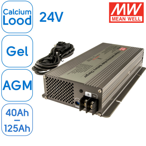 BBAtechniek artnr. 50049 - 24V 10.5A 300W 3-traps druppellader (1x)