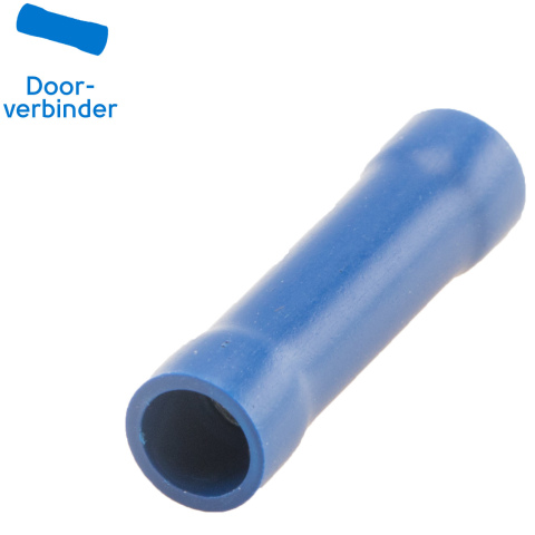 BBAtechniek artnr. 11268 - Doorverbinder Ø4.5mm blauw (100x)