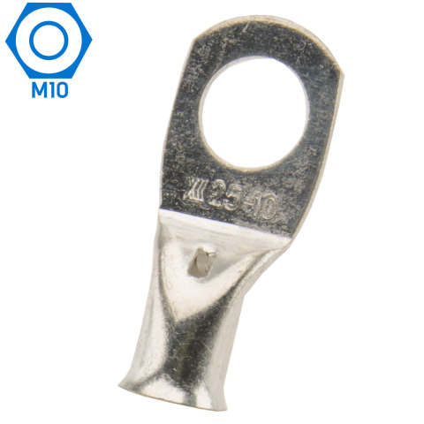 BBAtechniek artnr. 13054 - 25mm² M10 gesloten kabeloog (50x)