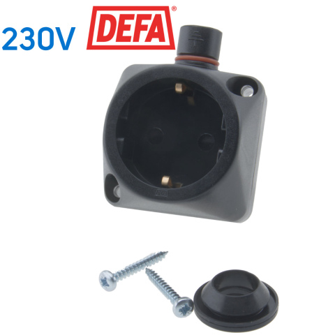 Defa wandcontactdoos t.b.v. walstroomkabelset (1x)