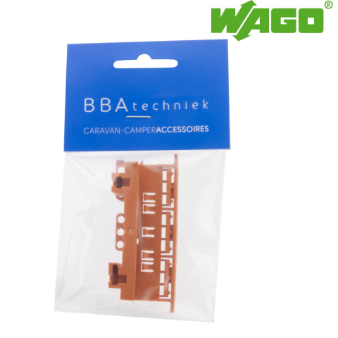 BBAtechniek artnr. 66022 - Bevestigingsadapter Wago 221 voor 2-3-5voudig (1x)