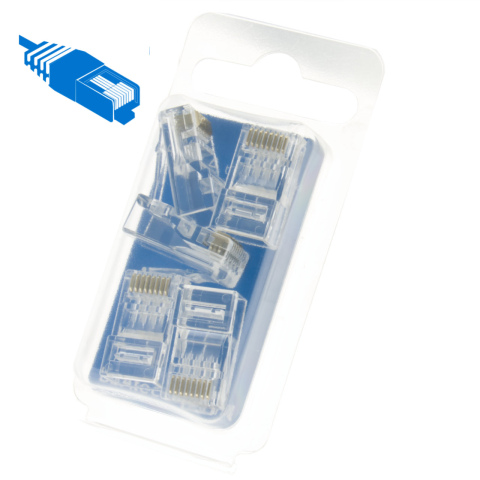 BBAtechniek artnr. 27082 - RJ45 connector CAT6 8p8c (5x)