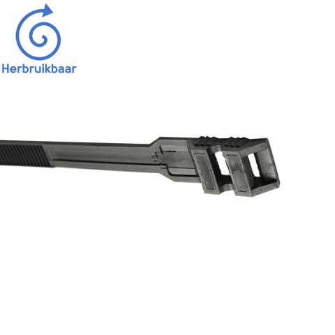 BBAtechniek artnr. 17640 - Tyrap 6.0x180mm max Ø 45mm zwart (100x)