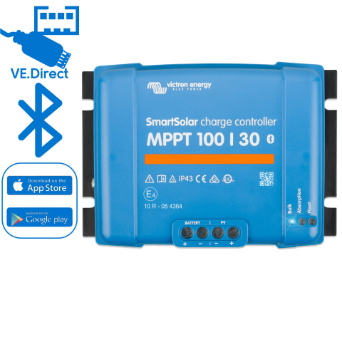 BBAtechniek artnr. 90013 - Victron SmartSolar MPPT 100/30 (12/24V) (1x)