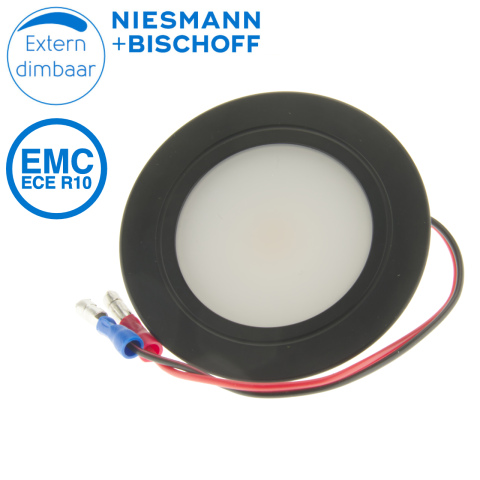 BBAtechniek artnr. 65584 - Campobasso 12V 3W ronde inbouw LED spot (1x)