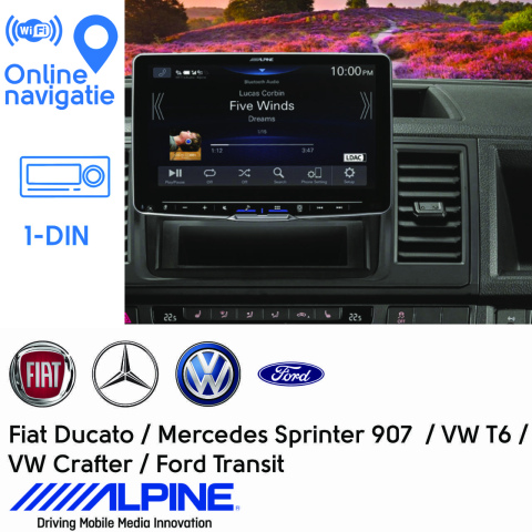 BBAtechniek artnr. 8685 - Ducato Sprinter907 T6 Crafter Transit mediastation