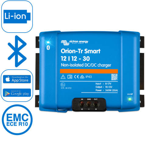 BBAtechniek artnr. 8598 - Victron Orion-Tr Smart 12/12-30A 360W  (1x)