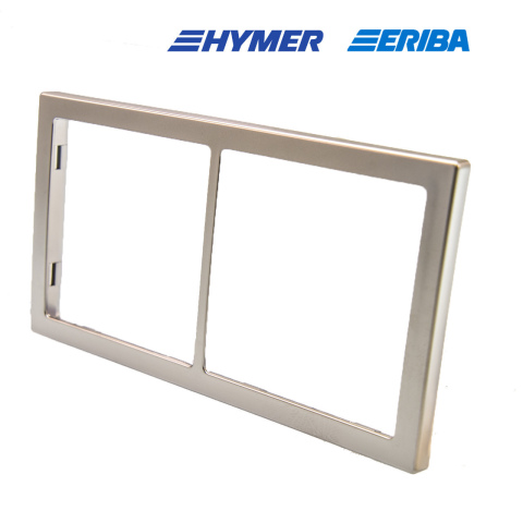 Afdekraam 2-vak mat zilver S20.000 (1x)