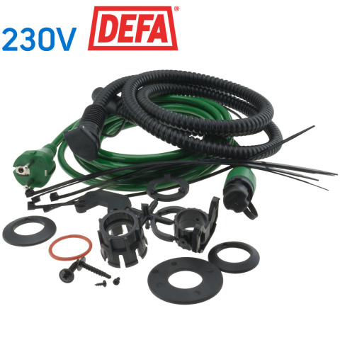 BBAtechniek artnr. 8576 - Defa walstroomkabel 16A 5m + chassiskabel (1x)