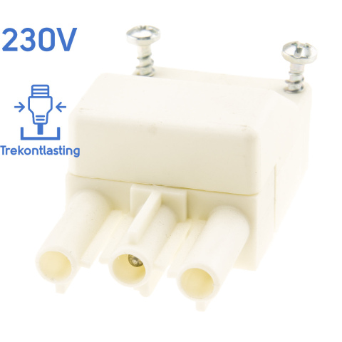 BBAtechniek artnr. 60354 - 18/35 male netsteker (1x)