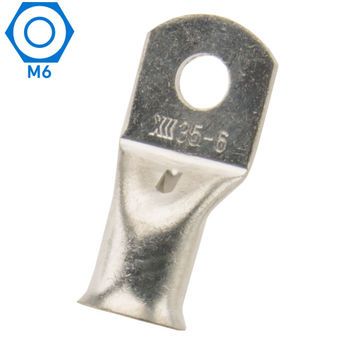 BBAtechniek artnr. 13060 - 35mm² M6 gesloten kabeloog (50x)