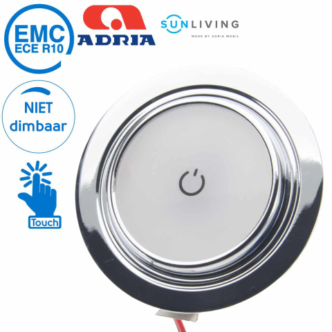 BBAtechniek artnr. 65573 - L’Aquila LED kantelbare inbouwspot 12V 1.2W (1x)