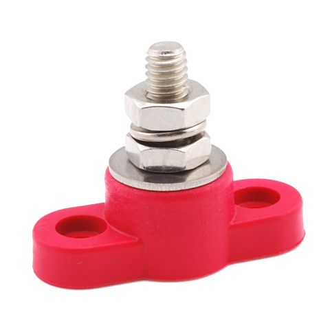 Enkel verdeelpunt 8mm rood (1x)