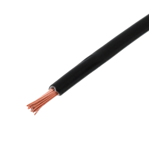 1.0mm2 kabel zwart (100m)