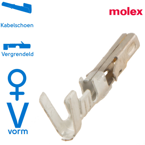 BBAtechniek artnr. 60485 - Kabelschoen t.b.v. Mini fit stekker JR serie (1x)