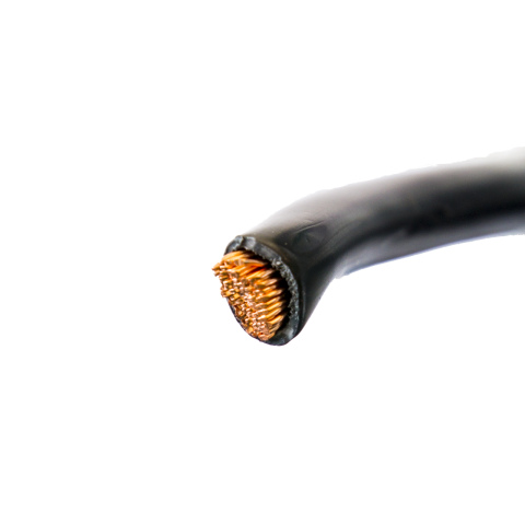BBAtechniek artnr. 66224 - 10.0mm2 kabel flexibel zwart (100m)