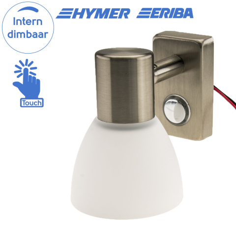 BBAtechniek artnr. 65516 - Faretto PowerLED 12V 3W 3000K geborsteld alu (1x) 