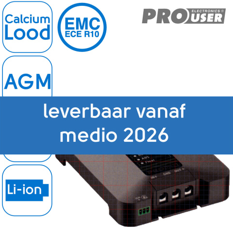 BBAtechniek artnr. 9842 - 12V 20Ah Pro-User DC/DC20 SC acculader (1x)