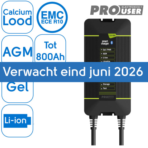 BBAtechniek artnr. 9841 - 12V 40A Pro-User intelligente acculader IBC40 1x)