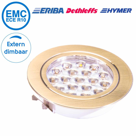 BBAtechniek artnr. 65506 - Ancona LED inbouwspot 1.5W 3200K 108lm 12V (1)