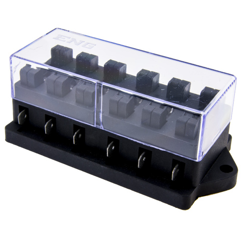 BBAtechniek artnr. 14029 - Zekeringkast standaard steekzekering 6-polig (1x)