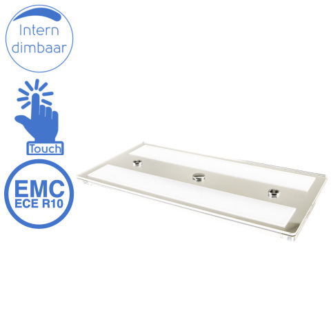 BBAtechniek artnr. 65503 - Turijn 3 LED 2-banen 12V 6.3W 4000K 684lm (1x)