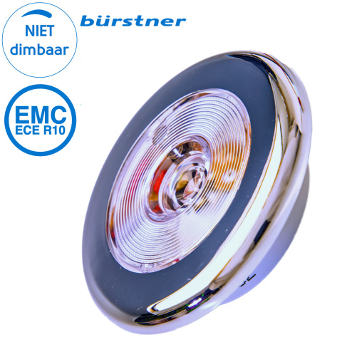 BBAtechniek artnr. 65519 - Faretto LED inbouwspot met drukschakelaar 1W (1x)